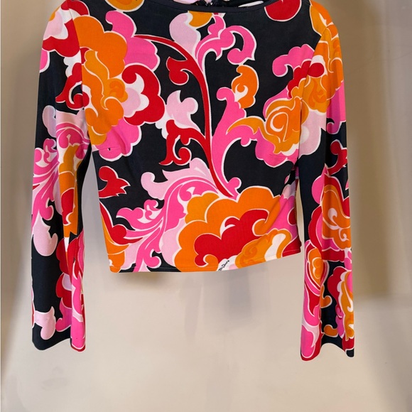 mr dino Tops - Vintage sighned MR DINO psychedelic blouse